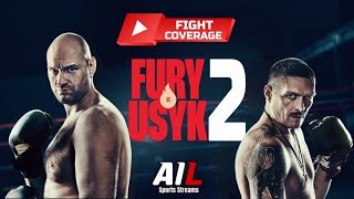 Tyson Fury VS Oleksandr Usyk Full Fight Boxing commentary Live Stream UNDISPUTED HEAVYWEIGHT