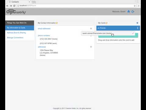 How to add a contact card on www.dijit.works. How to add a contact card on www.dijit.works.