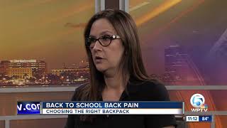 How to avoid backpack back pain