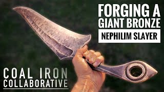 Forging a Giant Bronze Sword with Josh Weston & Cedarlore Forge