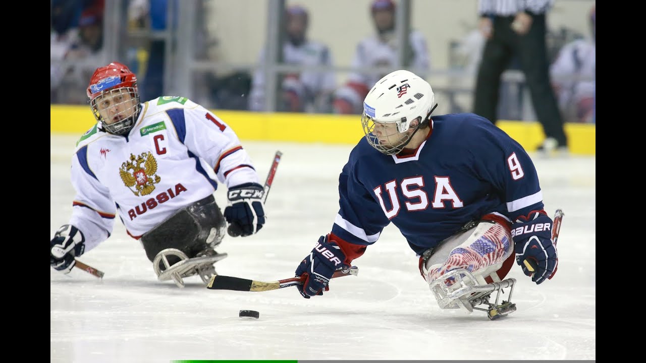 Highlights Semi-final USA V Russia - 2013 IPC Ice Sledge Hockey World ...