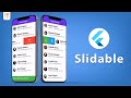 Flutter Slidable in ListView