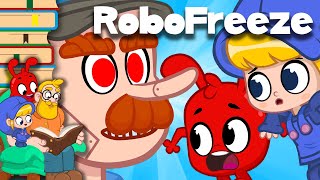 RoboFreeze | Morphle | Books for Kids | Read with us ! | Read Aloud Books For Children