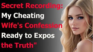 Secret Recording: My Cheating Wife's Confession – Ready to Expose the Truth"