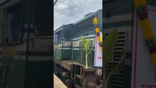 train in bodinayakanur 🔥🔥#indianrailway #wdm