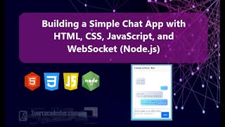 Building a Simple Chat App with HTML, CSS, JavaScript, and WebSocket (Node.js)