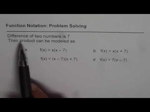 How do you solve problems with function notation?