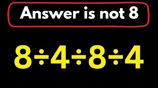 Most People Get This Simple Math Question Wrong!