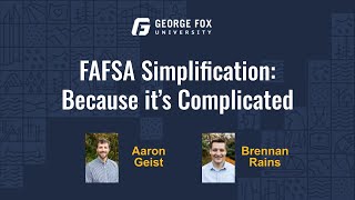 FAFSA Simplification Webinar