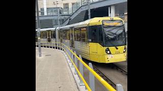 Manchester Tram 3108 inside Victoria Station