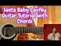 Santa Baby - Laufey // Guitar Tutorial with Chords(Lesson)