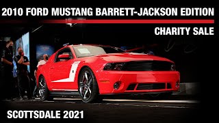 CHARITY SALE - 2010 Ford Mustang Roush Barrett-Jackson Edition Build #1- BARRETT-JACKSON