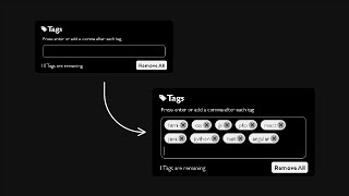 Create Tags Input Box using html, css and javascript