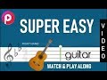 SUPER EASY - SLOW - How to play nenjukkul peidhidum Guitar tabs lesson