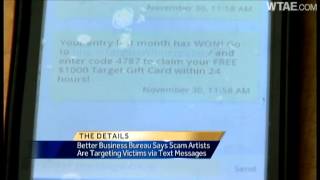 CONSUMER ALERT: Text Message Scam