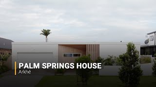 Elegant Modern Coastal Home with Mid-Century Design Inspiration | Palm Springs House (New Zealand)