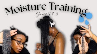 WASH DAY ROUTINE | Maximum Hydration Method |💦 Moisture Training Series pt3 💦