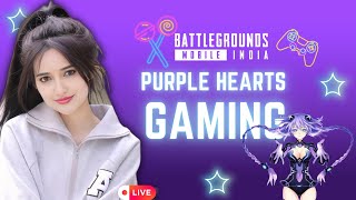 BGMI live stream by Purple Hearts  💜