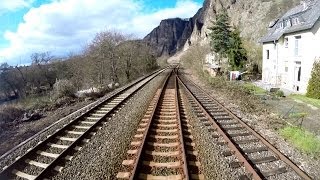 DB Bahn - Führerstandsmitfahrt Nr. 35 - Von Mainz Hbf nach Kirn  - BR 628 - GoPro