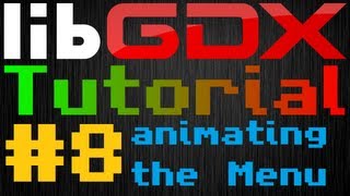Java Game Development (LibGDX) | Episode 8 - Finishing and spicing up our main menu