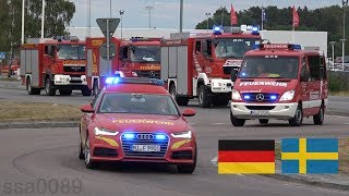 Germany send Fire Engines to help Sweden [SE | 7.2018]