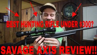 SAVAGE AXIS .308 RIFLE(unboxing and review)