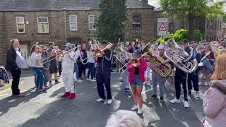 Band Day Greenfield 2022 - Chav Brass on Chew Valley Road