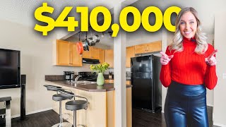 Inside a $410,000 Townhome in Calgary's NE Community Coventry Hills!