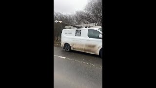 Driver left injured after tree blown through windscreen #Weather #Scotland #Glasgow