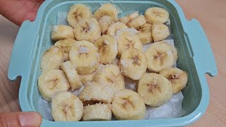 설탕 범벅 아이스크림 제발 드시지 마세요🍌 바나나를 얼리면 해결됩니다 (리얼 바나나 아이스크림,바나나효능)