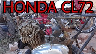 Motorcycle Tear Down Honda CL72