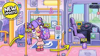ALL THE SECRETS OF THE NEW CITY BUS! / AVATAR WORLD / CANDY LOVE