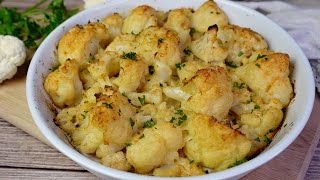 Prepara il cavolfiore in questo modo! Croccante fuori morbido dentro CAVOLFIORE AL FORNO