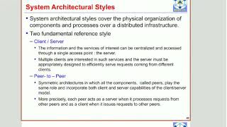 CC- Cloud Computing-BE CSE-IT- System Architectural Styles