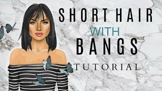 Short Hair With Bangs! Stardoll Tutorial!