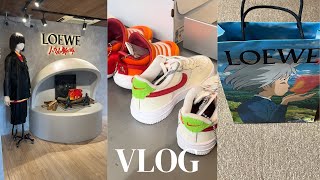 Vlog I YouTube始めました🤍I LOEWE×ハウルの動く城POPUP I 購入品紹介