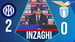 ⚽️CONFERENZA INZAGHI post INTER-LAZIO 2-0 | Le parole post partita di INZAGHI