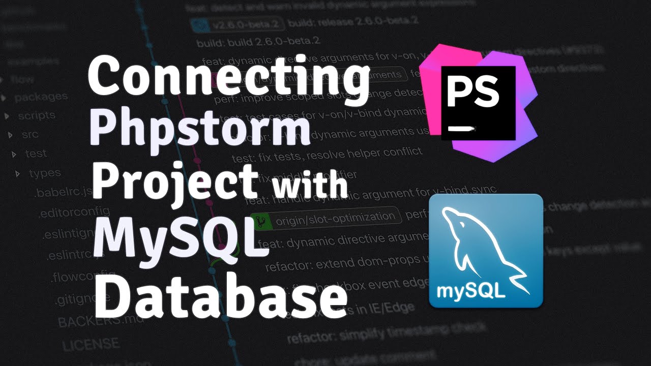 Connecting Phpstorm Php Project With Mysql Database Youtube
