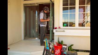 Installation of Exterior Glass Doors - All Glass Entry Doors by Sans Soucie Art Glass