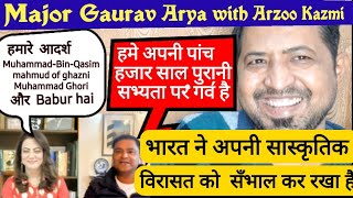 Major Gaurav Arya With Arzoo Kazmi Latest Debate Pt3| Pakistani Media India Latest|My Frank Reaction