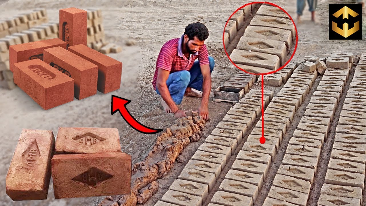 How To Make BRICKS With Amazing Handmade Technology - YouTube