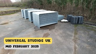 Universal Studios UK Mid Feb 2025 - More fencing deliveries