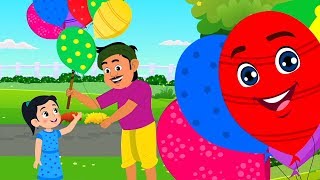 Gubbare Wala | Hindi Nursery Rhymes | Hindi Poems | Balgeet | गुब्बारे वाला | Rhymes In Hindi