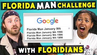 People From Florida Try The Florida Man Challenge (React)