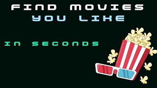 Search and Find Movies based on Rating, Genre, Year, and Members of the Cast, from IMDB data