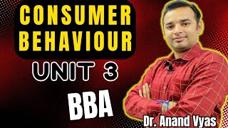 Consumer behaviour | Unit 3 Lecture | BBA | Consumer Buying Decision Process | CCSU