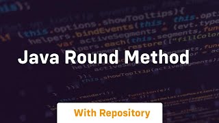 java round method