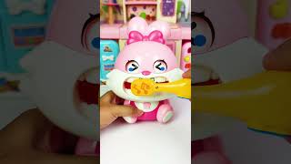 Satisfying with Unboxing \u0026 Review Cute Pink Rabbit Set Toys Kitchen, Brushing Teeth, ASMR Videos