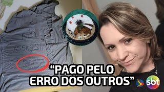 Suspeita de ENVENENAR BOLO deixou RECADO em camiseta antes de morrer na prisão