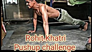 Rohit Khatri Pushup Challenge | 1 mint Pushup Challenge | KESHAV GAUTAM FITNESS